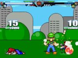 MUGEN: Super Mario and Luigi vs Pocket Mario and Luigi