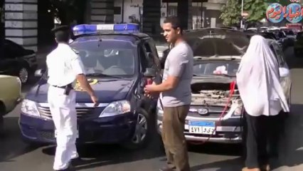 حملة مرورية بالدقي لضبط المخالفين