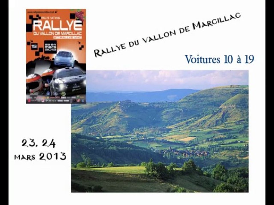 Rallye de marcillac 2013 voitures 10 a 19