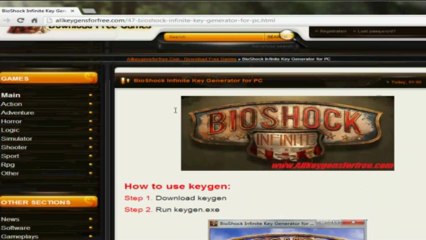 Bioshock Infinite télécharger clé de série