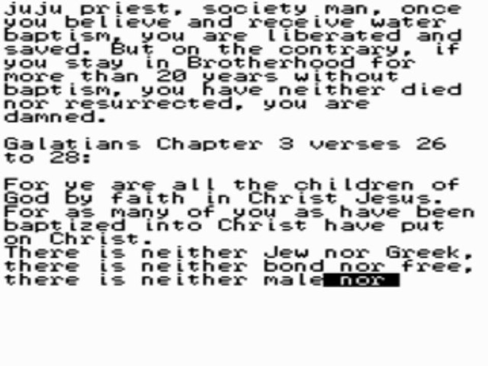 Baptism: Who Needs it and Why?