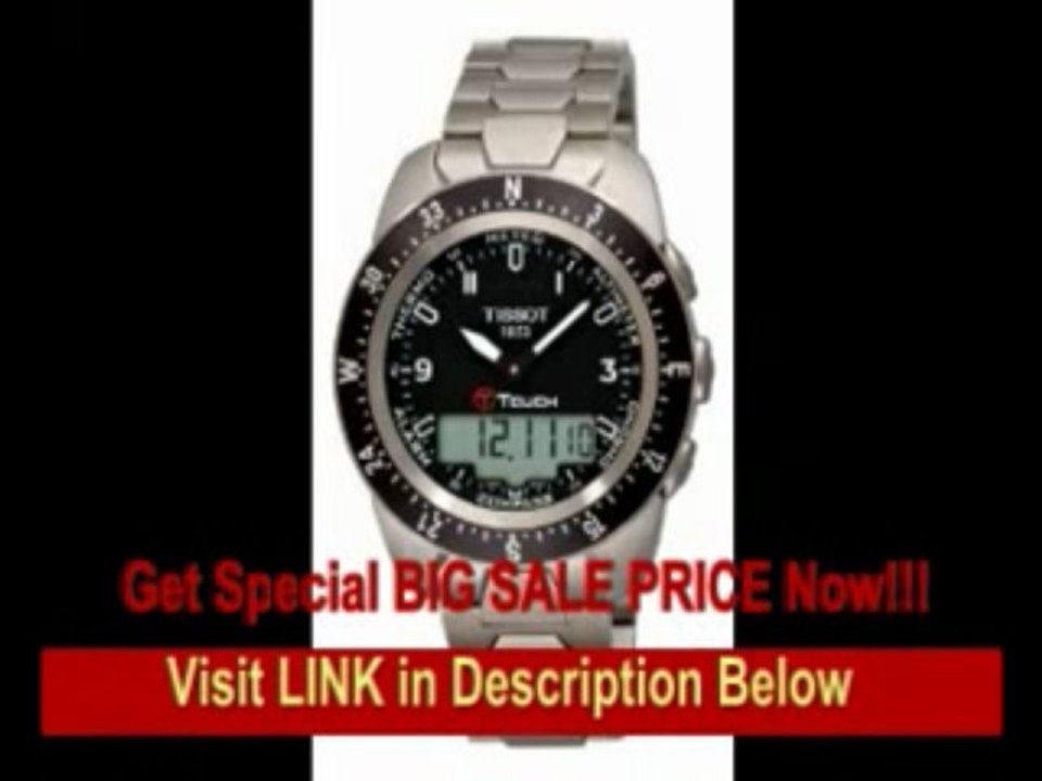 [SPECIAL DISCOUNT] Tissot Men's T0134204405700 T-Touch Expert Pilot Black Touch Analog-Digital Dial Watch
