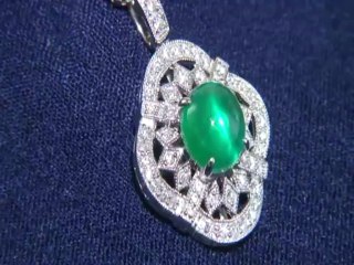 エメラルドキャッツアイ・ネックレス-ジュエリー通販ジュエルプラネット