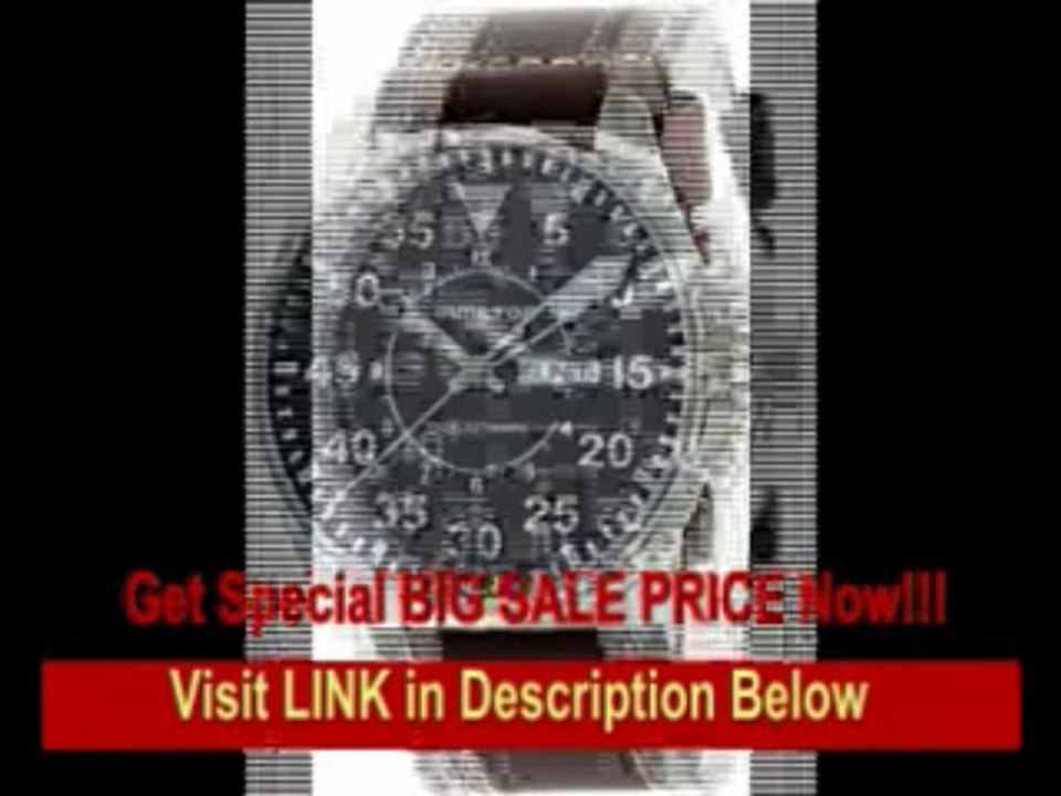 [BEST PRICE] Hamilton Men's H64715535 Khaki Pilot Black Dial Watch