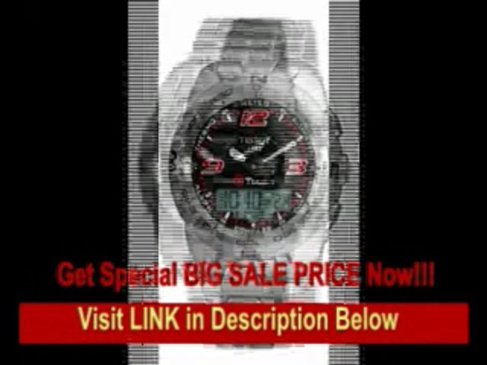 [BEST BUY] Tissot Men's T0134201105700 T-Touch Expert Stainless Steel Black Dial Watch