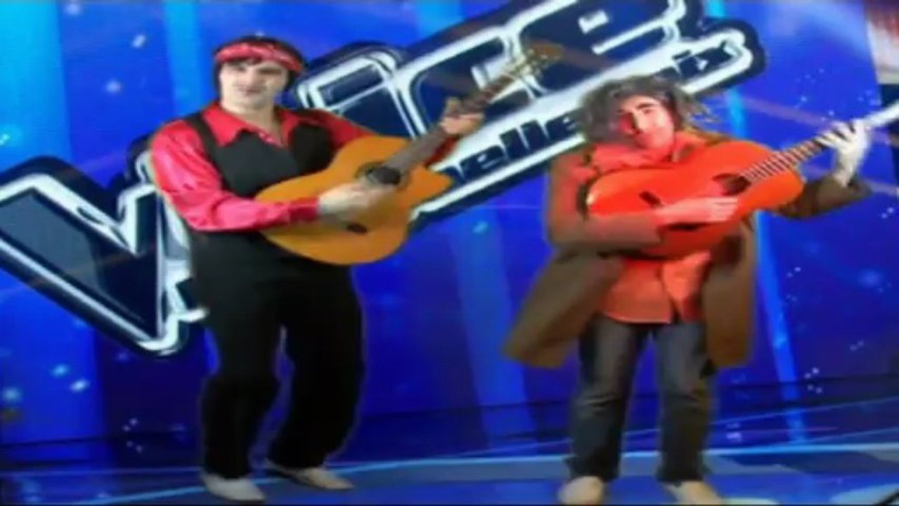 the voice parodie chico et sancho