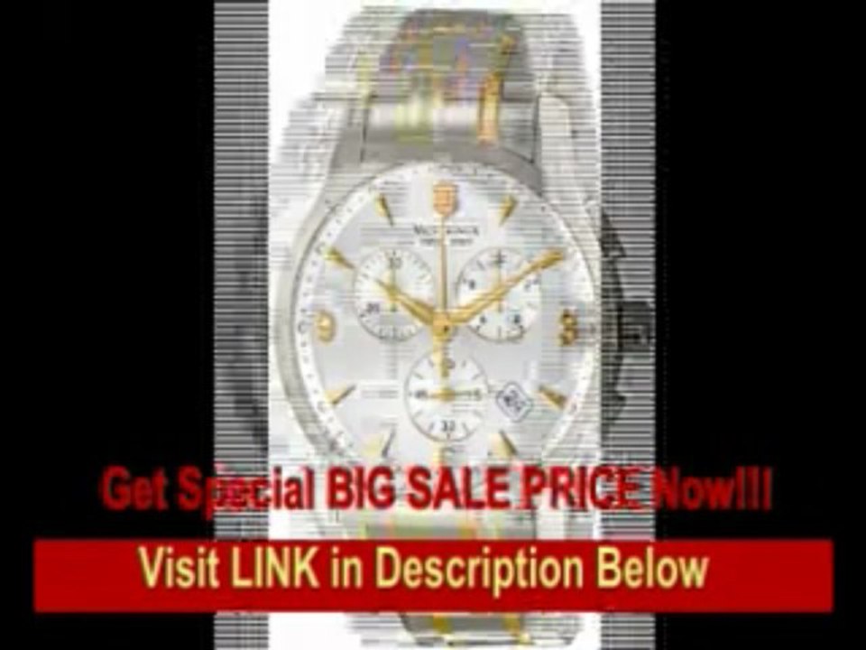 [BEST BUY] Victorinox Swiss Army Men's 241481 Silver Dial Chronograph Watch