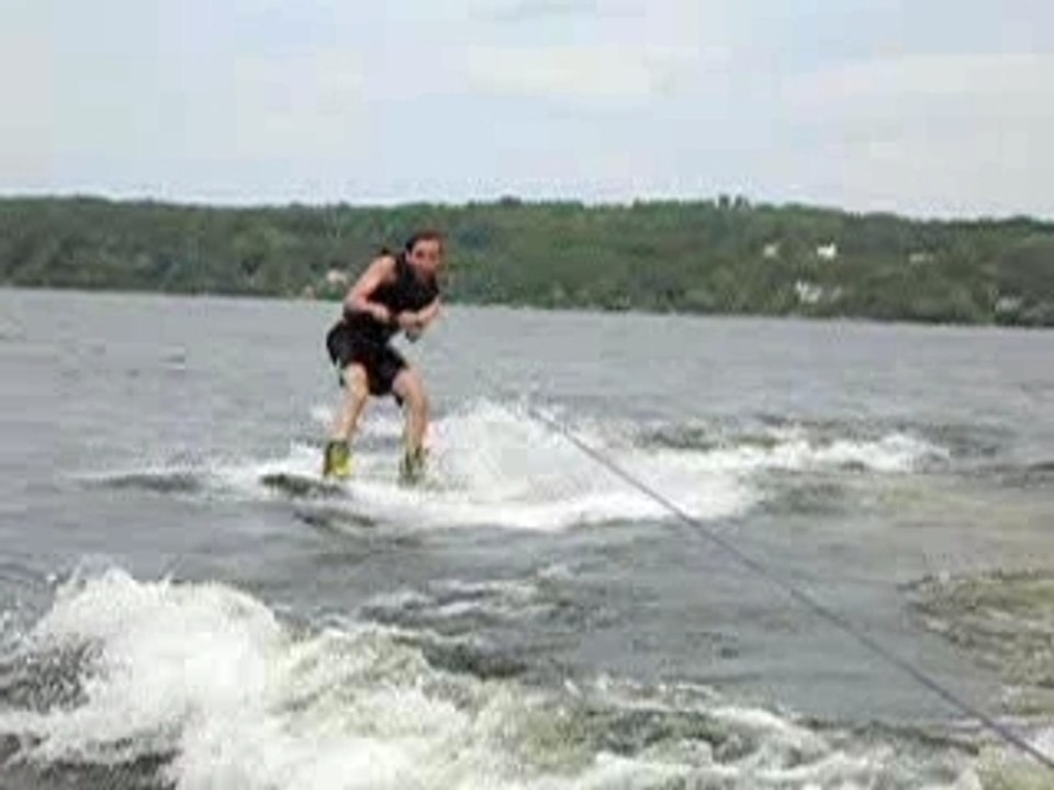 1ere tentative wake-board