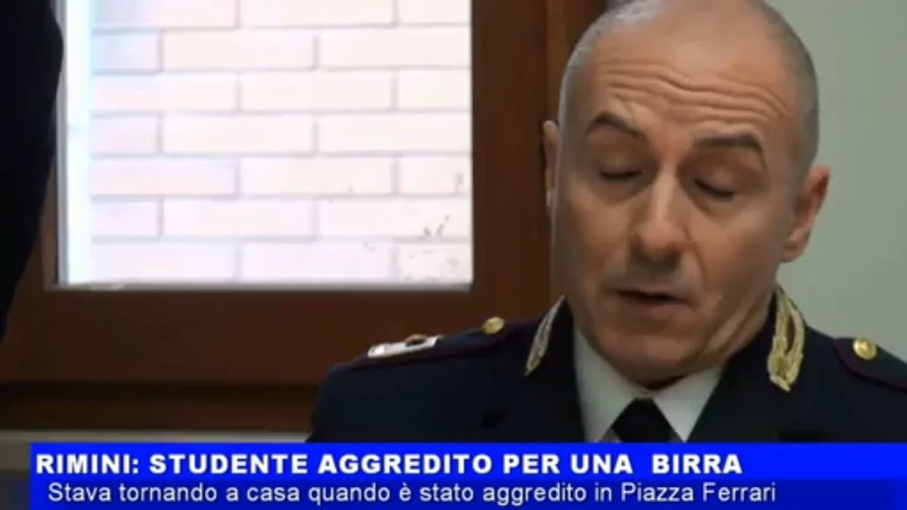 Rimini: studente aggredito a calci e pugni per una birra
