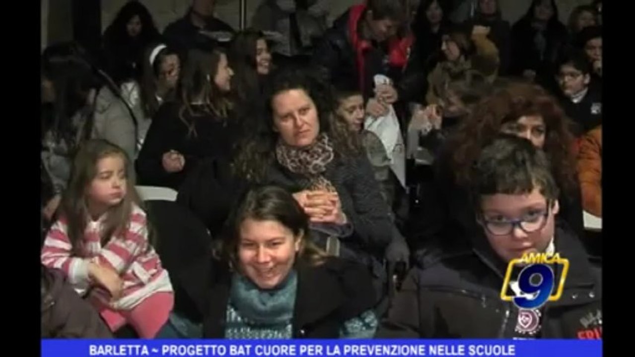 Barletta | Progetto BAT cuore per la prevenzione nelle scuole