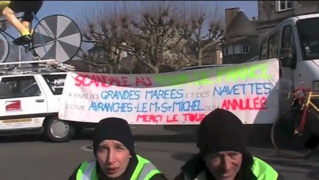 Tour de France 2013 : annulation de l'étape Avranches - le Mont-Saint-Michel