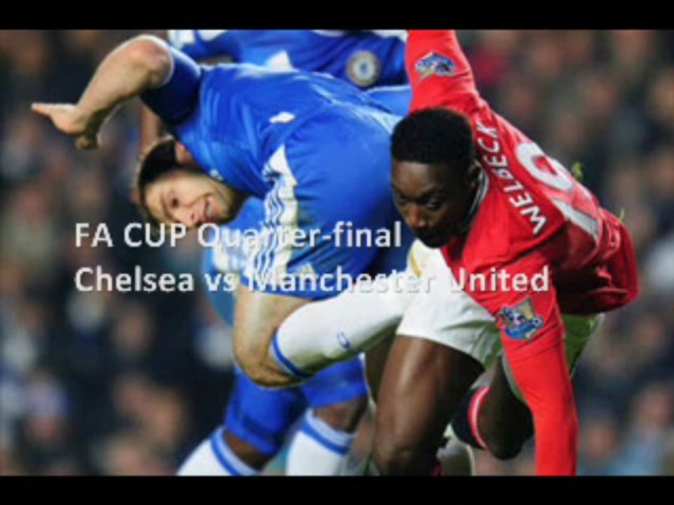 Chelsea vs Manchester United FA CUP Football 2013 On 1st April 1013