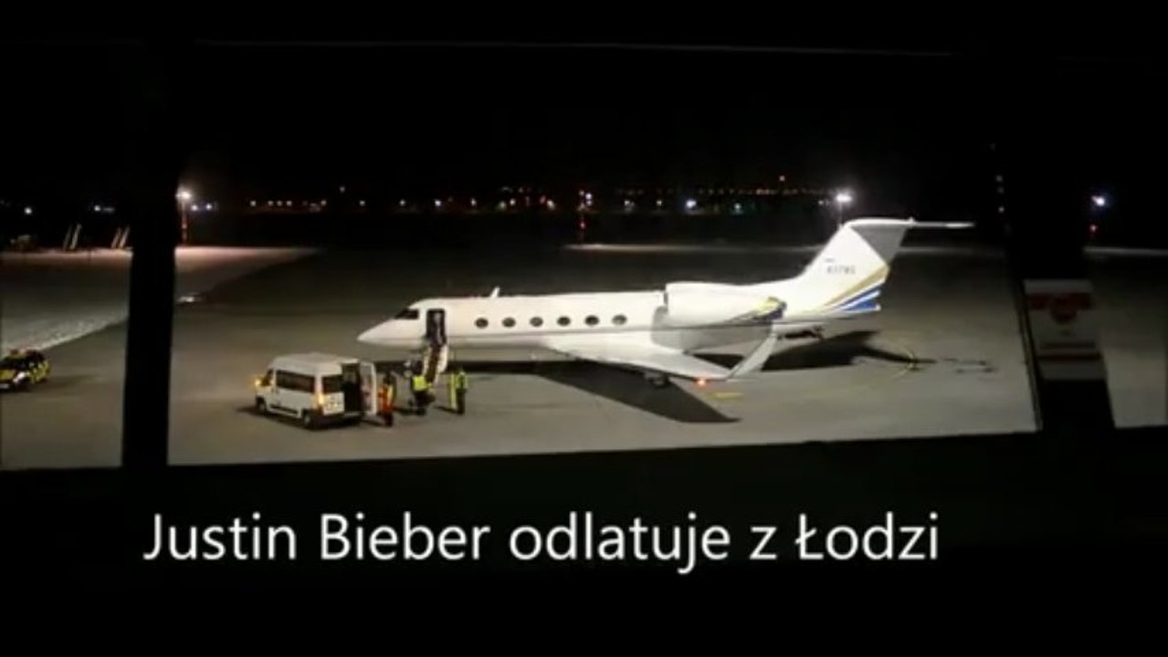 Justin Bieber deixando Lodz, Polônia - 25/03/2013