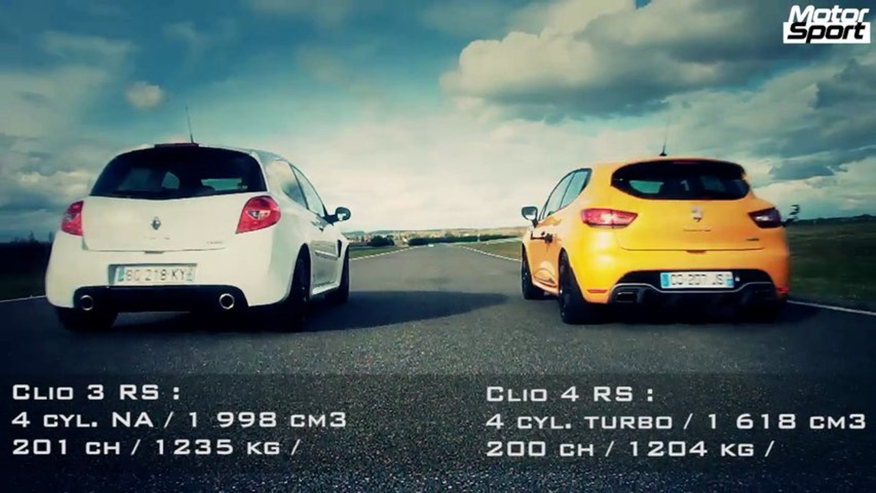 Renault Clio 4 RS VS Clio 3 RS