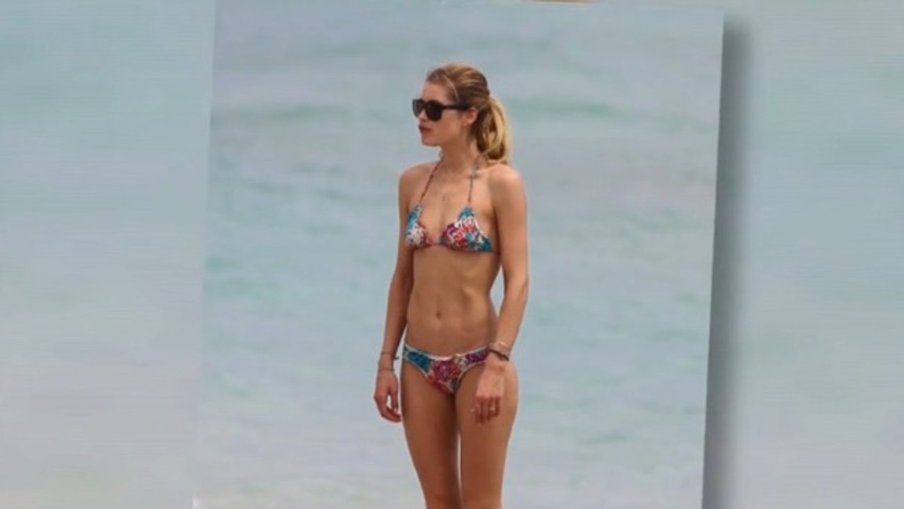 Doutzen Kroes Flaunts Incredible Bikini Body on Family Beach Day