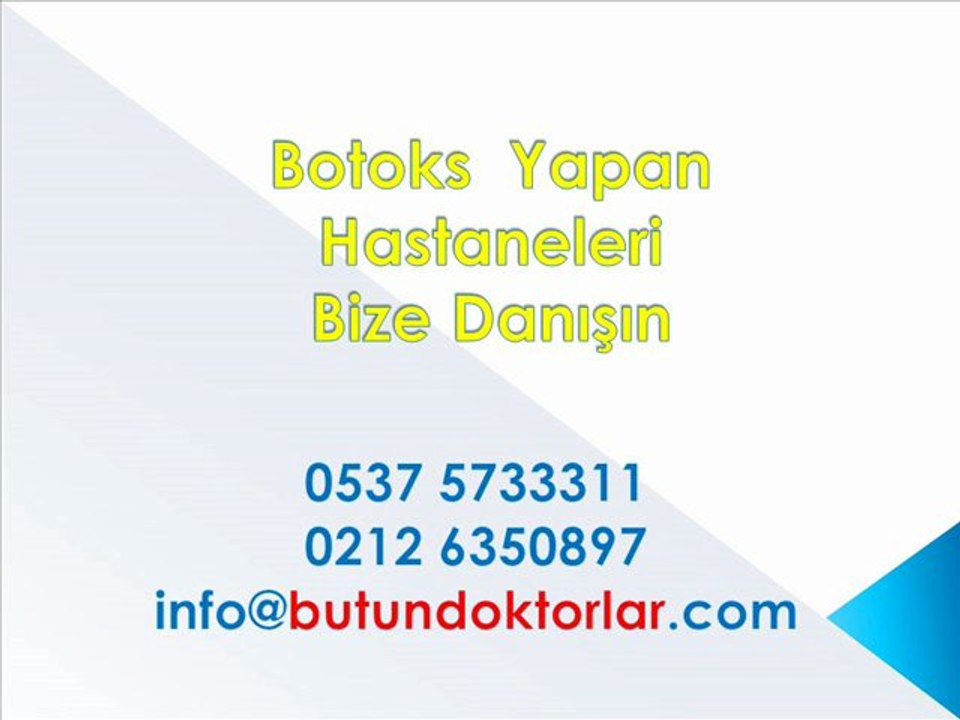 Botoks Nedir,Botoks Nasıl Bil Yöntemdir,Botoks Yan Etkileri Var mıdır,