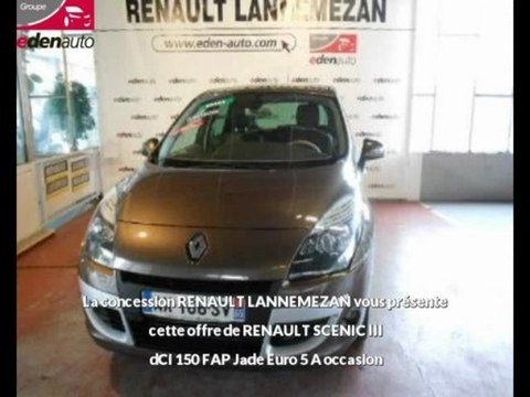 Annonce RENAULT SCENIC III dCi 150 FAP Jade Euro 5 A