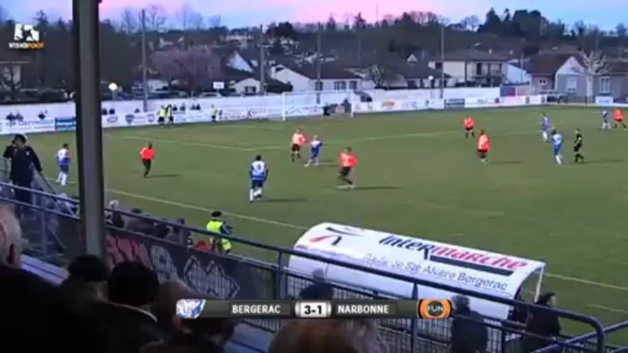 Bergerac Périgord FC 4  - 1 Narbonne F U (24/03/2013)