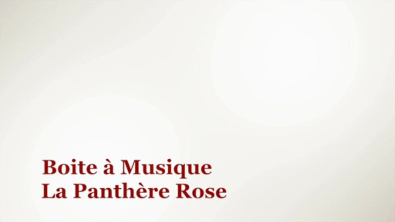 Boîte à Musique la Panthère Rose
