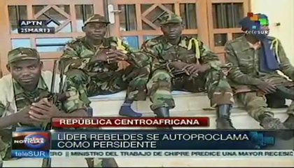 Líder rebelde es presidente de la República Centroafricana