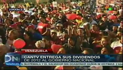 Trabajadores aportan dividendos para inversión social: CANTV