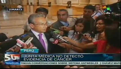 Junta médica no detecta evidencia de cáncer en Fujimori