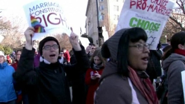 The debate over gay marriage at the Supreme Court