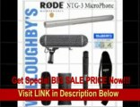 [BEST BUY] Rode NTG3 Super Cardioid Shotgun Microphone Videographer Pro Audio Kit   Rode Blimp Wind Shield and Shock Mount...