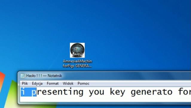 Amnesia A Machine for Pigs free keys keygen download