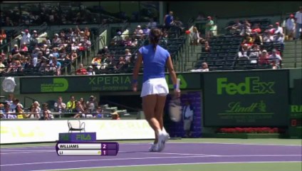 Serena elimina Li - Miami, quarti