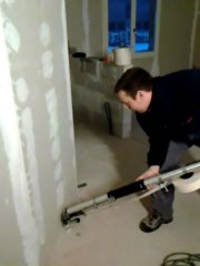 Pose de bande avec le système Bazooka