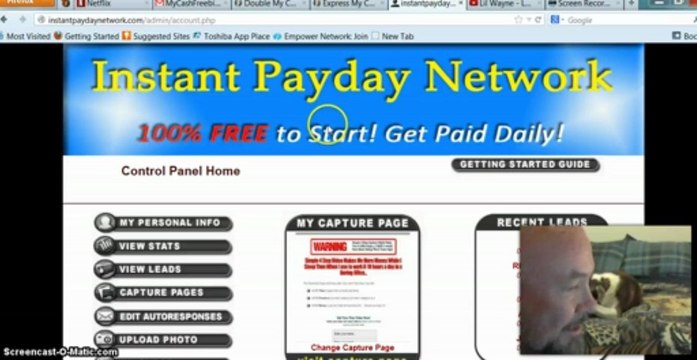 My Cash Freebies Inside Look - Opening E Mails - Made 58 dollars with free system!