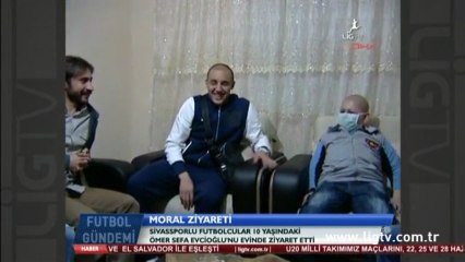 Sivassporlu futbolculardan örnek davranış