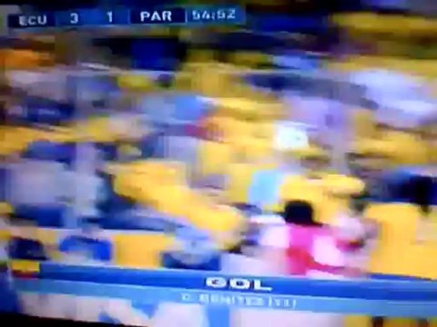 Eliminatorias 2014 ; Ecuador vs Paraguay ; Gol de Ecuador 3-1