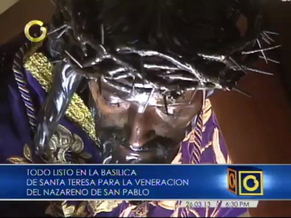 Feligreses se preparan para venerar una vez más al Nazareno de San Pablo