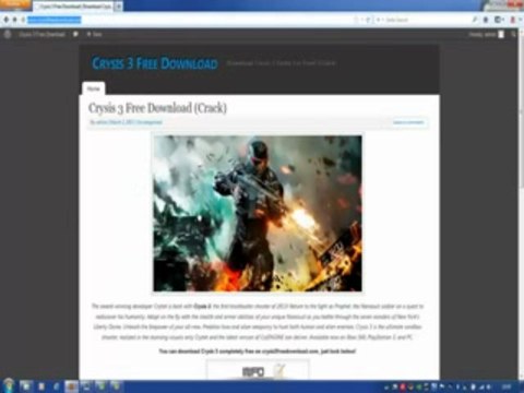 Crysis 3 ¬ Keygen Crack + Torrent FREE DOWNLOAD ~ KEYGEN GENERATEUR DE CODE