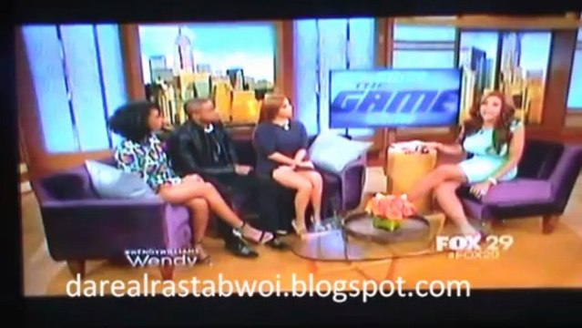 The Game Cast - Jay Ellis, Brandy & Lauren London Stop by Wendy Show