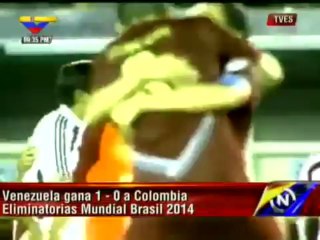 Rumbo a Brasil 2014: Venezuela derrotó 1-0 a Colombia en Cachamay