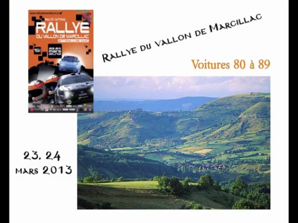 Rallye de marcillac 2013 voitures 80 a 89