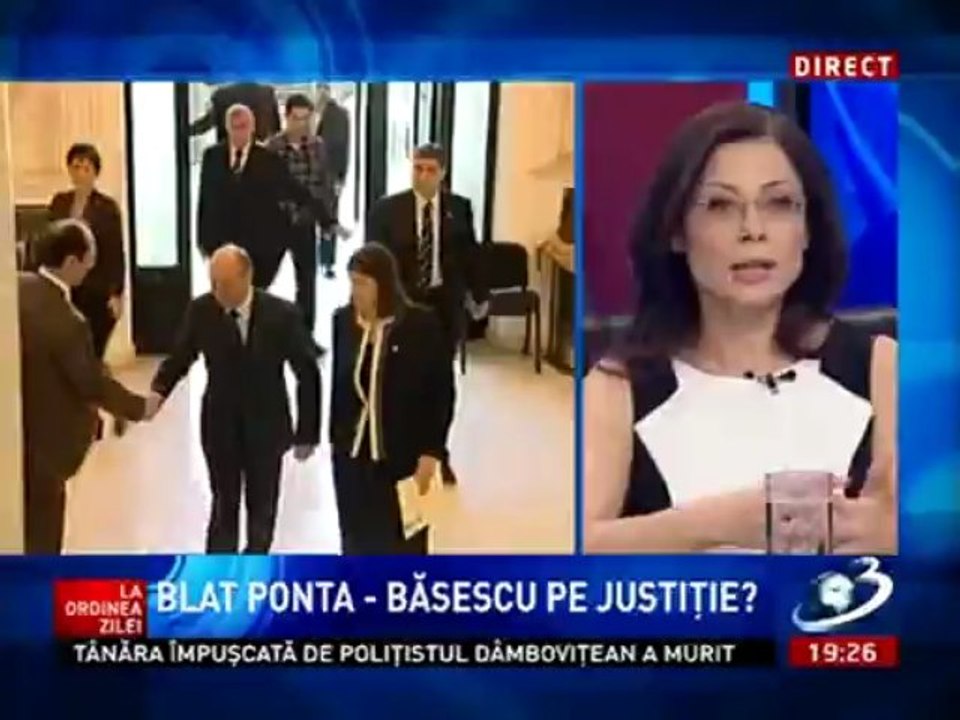 BLAT PONTA - BASESCU PE JUSTITIE