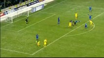 Ukrayna-Moldova maçında ölümcül tekme