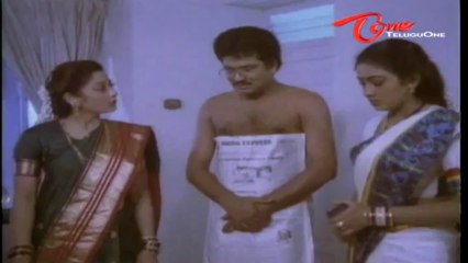 Comedy Scene - Rajendra Prasad's Wife & Girlfriend Teaches Him A Lesson