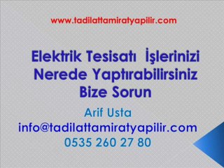 Elektrik Tesisatı Döşeme,Elektrik Tesisatı Nedir,Elektrik Tesisatı Maliyeti,