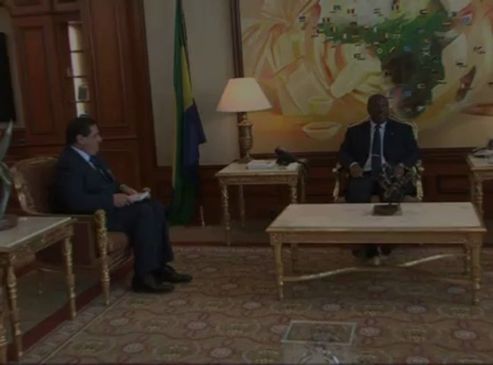 Audience accordée par le Président Ali Bongo Ondimba au Ministre marocain de l'agriculture