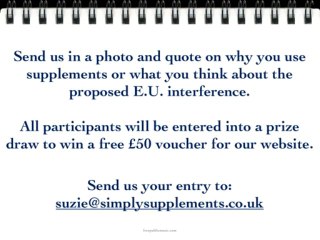 Simply Supplements Support The Fight Against The Supplement Ban!