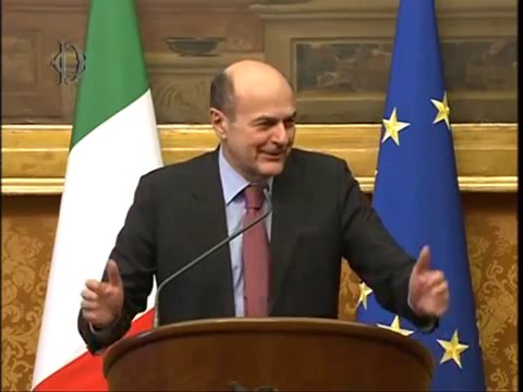 Roma - Le consultazioni a Montecitorio. Bersani (terzo giorno) (25.03.13)
