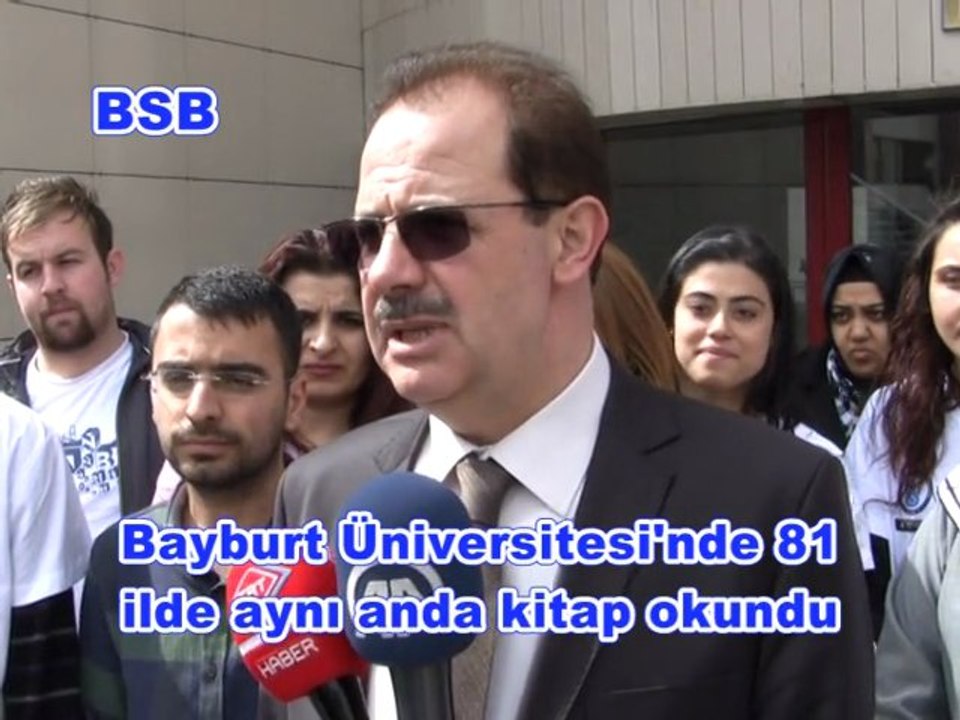 Bayburt Üniversitesi'nde 81 ilde aynı anda kitap okuma etkinliği yapıldı