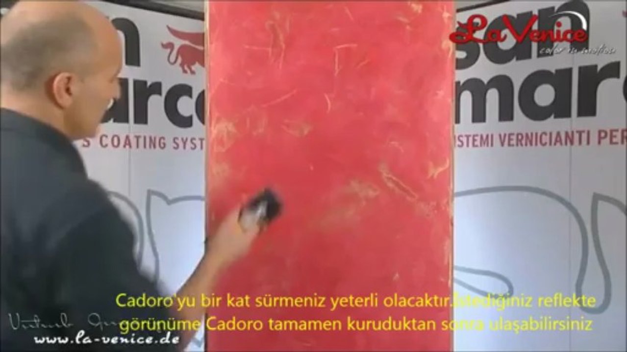 Natura Boya - San Marco GRASSELLO+CADORO METALİK EFEKT Uygulama - Türkçe