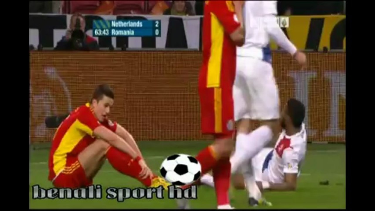 اهداف هولندا4-0رومانيا(26/03/2013)تصفيات كاس العالم اوروبا2014