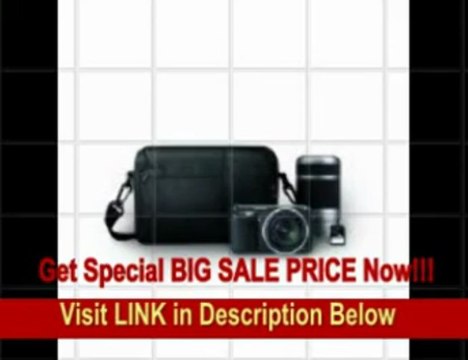 [SPECIAL DISCOUNT] Sony NEX-F3K/BBDL 16.1 MP Compact System Camera (black) with 18-55mm Lens, 55-200mm Lens, Card and Bag Bundle...